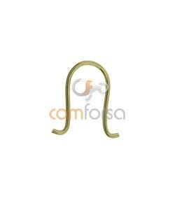 Hilo omega largo 13x15mm Oro 750