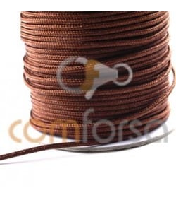 Nylon trenzado marrón 2 mm