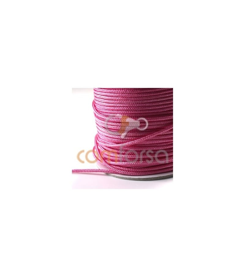 Braided Nylon 2mm (sold per meter) Fuchsia