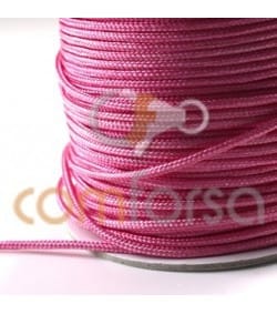 Braided Nylon 2mm (sold per meter) Fuchsia