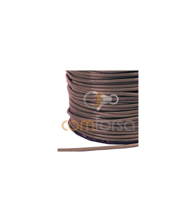 Brown Waxed Cord 1mm