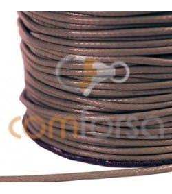 Brown Waxed Cord 1mm