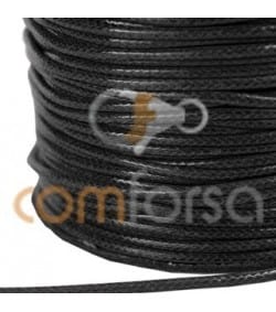 Black Waxed Cord 2mm