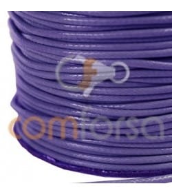 Cordón encerado morado 2 mm