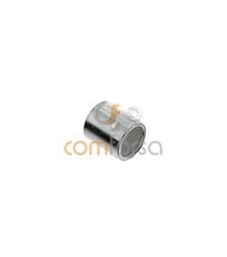 Sterling silver 925 Crimp tube 3.5 x 3 mm