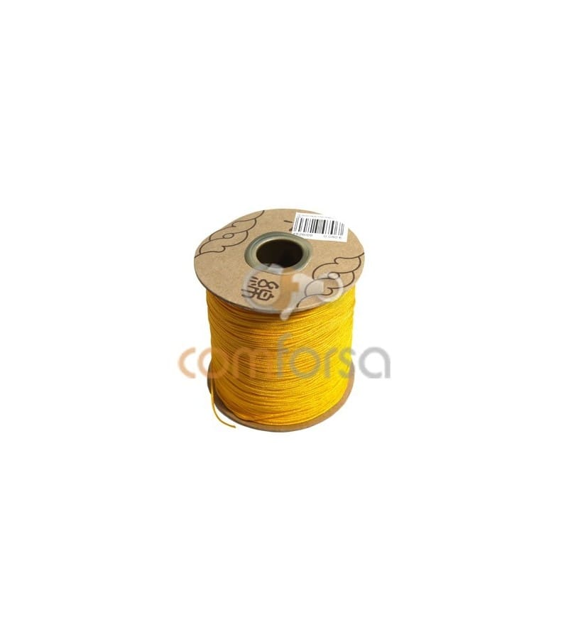 Nylon trenzado Amarillo oscuro 1 mm