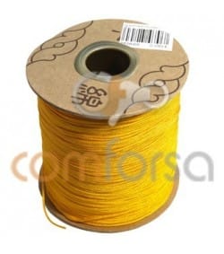 Nylon trenzado Amarillo oscuro 1 mm