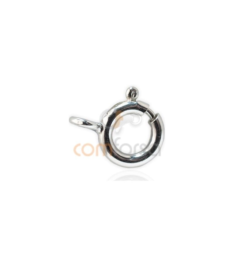 Sterling silver 925 Bolt ring 8 mm extra weight silver 925