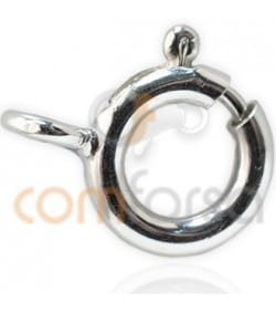 Sterling silver 925 Bolt ring 8 mm extra weight silver 925