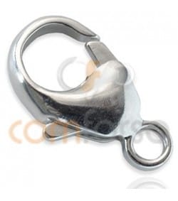 Broche Perico redondo 16 mm plata 925 m