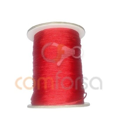 Braided Nylon 0.5mm (sold per meter) Red