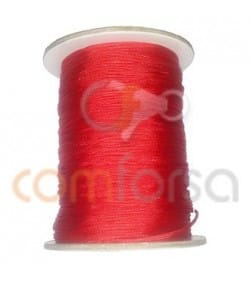 Nylon trenzado Rojo 0.5 mm