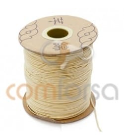 Nylon trenzado beige 1mm