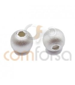 Bola matizada 6mm plata 925ml