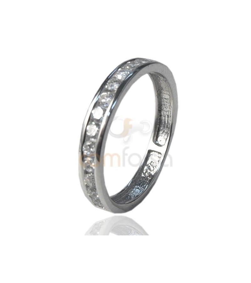 Sterling Silver 925 Zircon Ring
