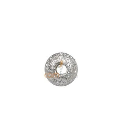 Sterling silver 925 Round laser cut bead 5 mm