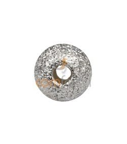 bolita diamantada 6 mm plata 925ml