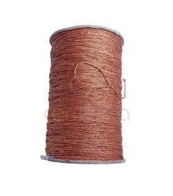 Japanese Orange Silk Cord 0,8mm (sold per meter)