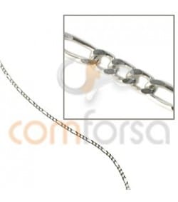 Sterling silver 925 figaro chain extra weight