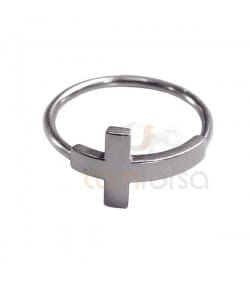 Sterling Silver 925 Cross Ring