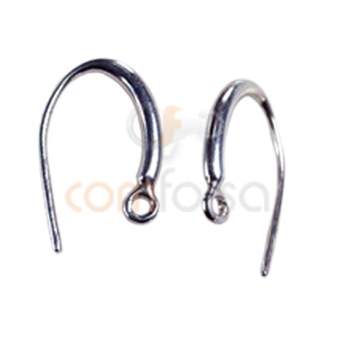 Buy Ear wires online : Sterling Silver 925 Hook Earring 10.8 x 15 mm -  Com-forsa S.L.