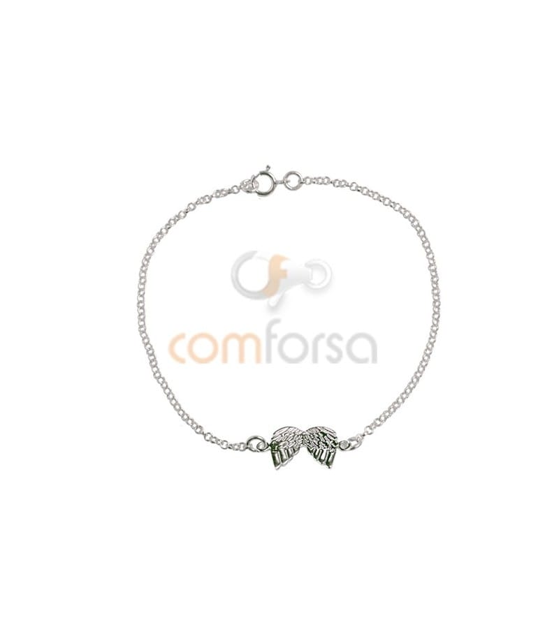 Pulsera con anillas 14cm