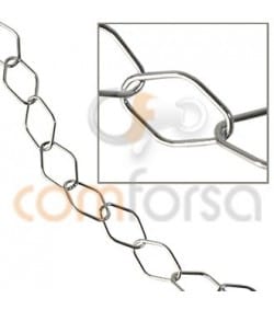 Cadena rombo 7.5 x 12 mm