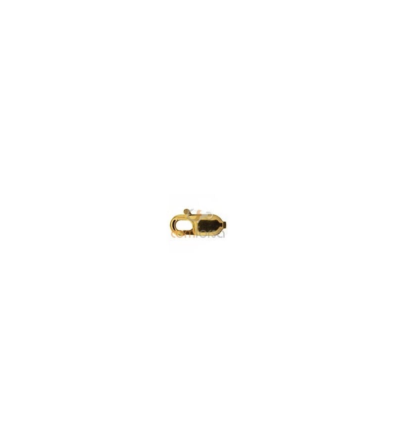 18kt Yellow gold lobster clasp without jumpring 11.5 mm