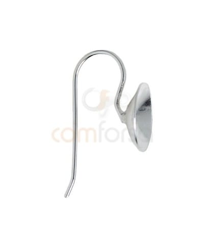 Gancho para rivoli 8 mm plata 925 ml