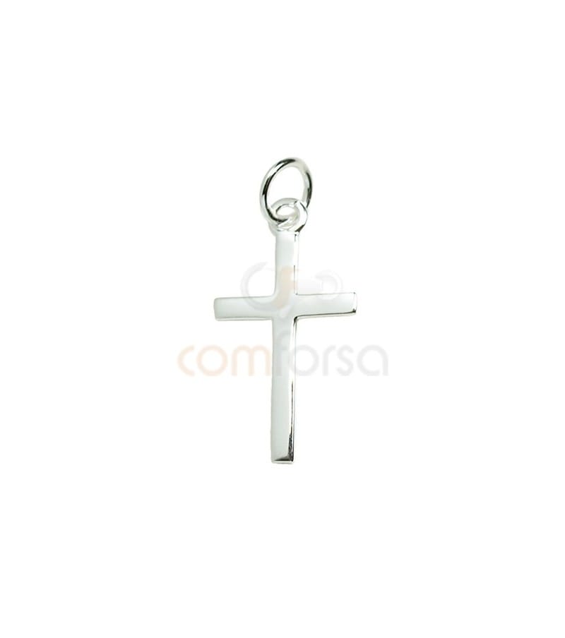 Sterling silver 925 ml cross pendant 12 x 23 mm