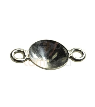 Base de entrepieza para rivoli 10 mm Plata 925