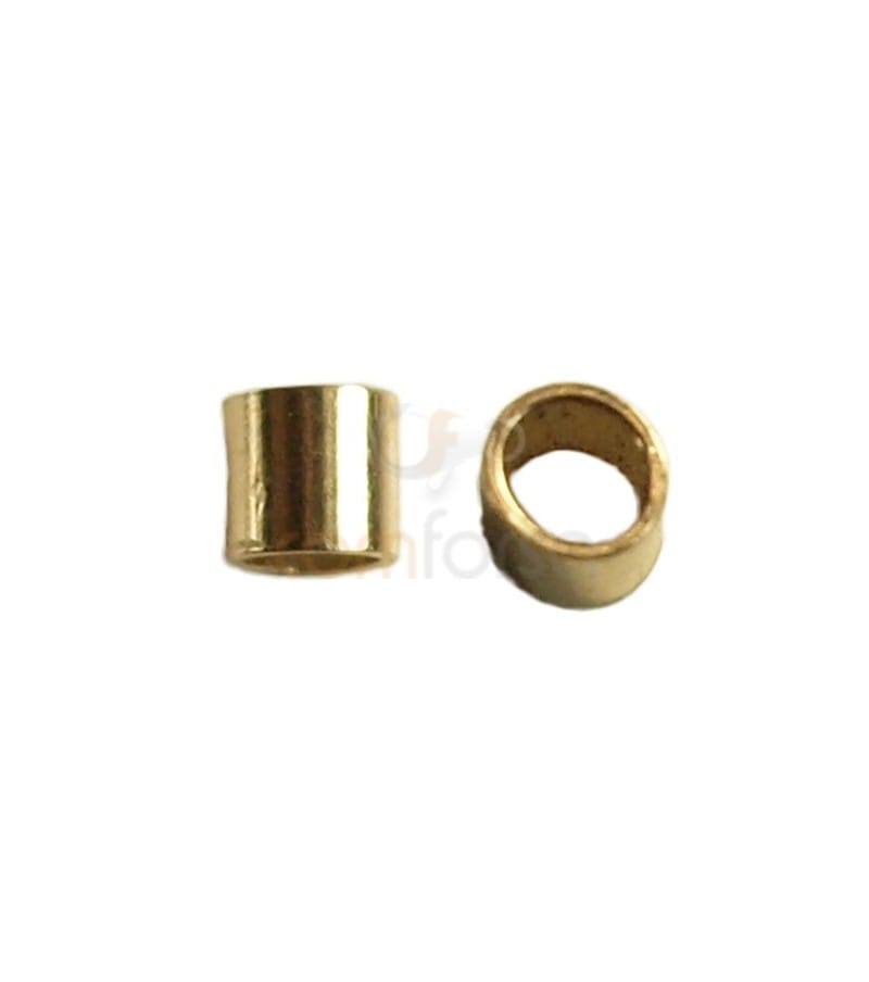 Chafa 2x2 mm (1.5 mm interior) gold filled