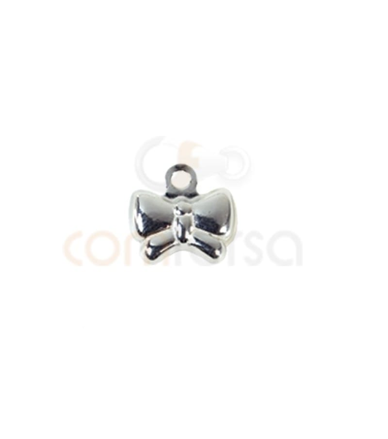 Colgante lazo 8 x 8.5 mm plata 925