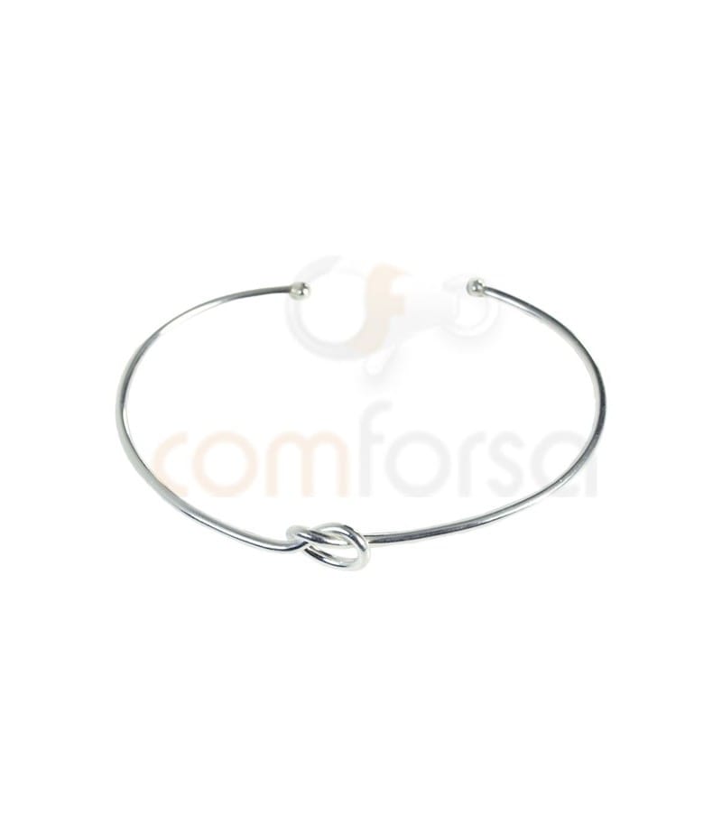 Pulsera nudo plata 925